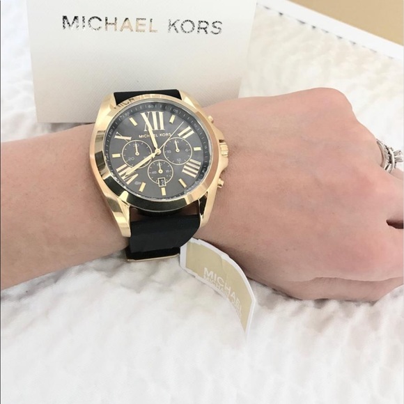 michael kors silicone watch band